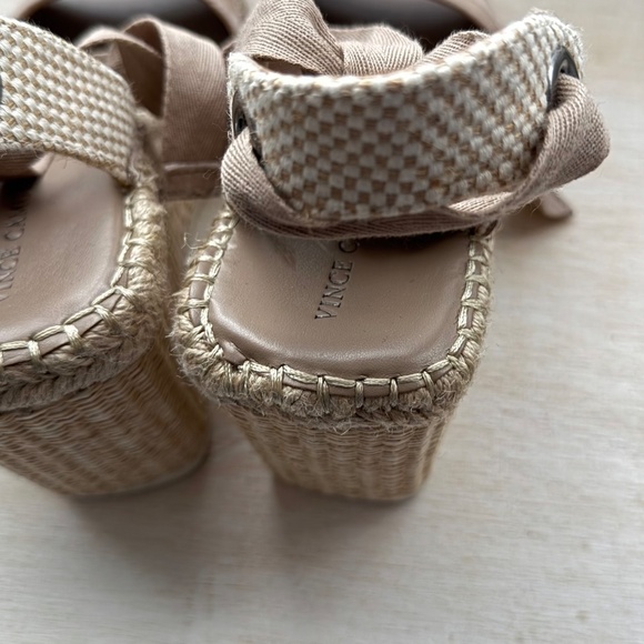 Vince Camuto Women's Truffle Taupe Bendsen Wedge Sandals Size 8 - Picture 4 of 9